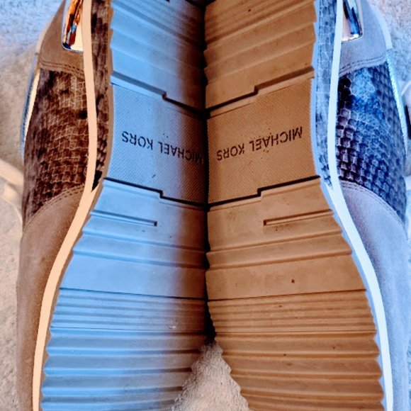 Michael Kors Sneakers Leather 10M Pytnon/Snake Print - Picture 7 of 7